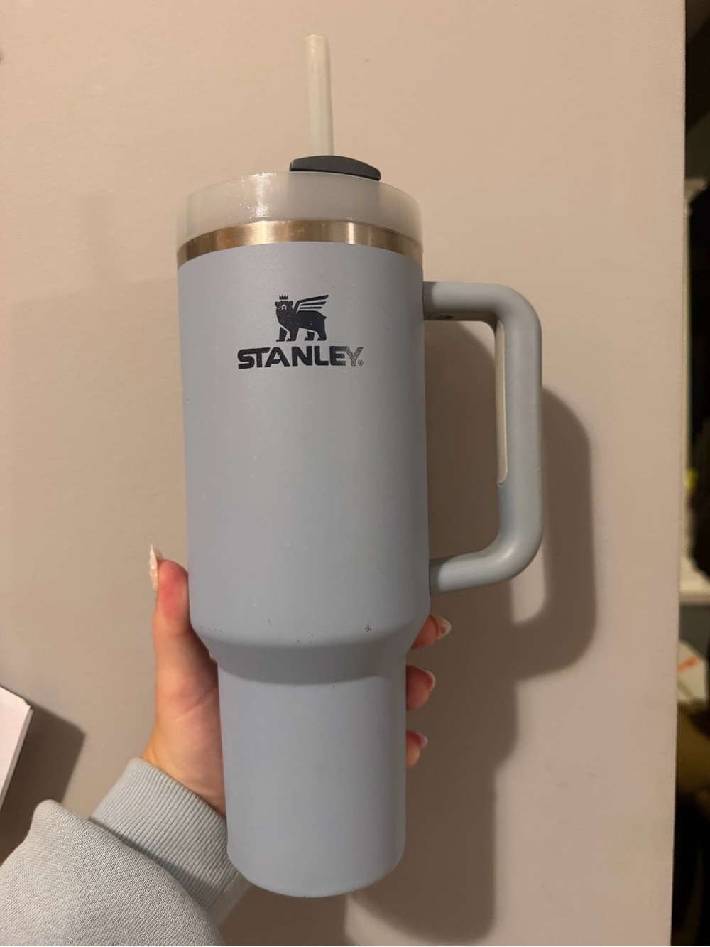 Used Stanley Light Blue 40oz